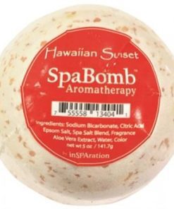 inSPAration SpaBomb - Hawaiian Sunset 1 X Hawaiian Sunset SpaBomb's (141.7g) Soothing scents Epsom Salt spa
