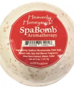 inSPAration SpaBomb - Heavenly Honeysuckle 12 X Heavenly Honeysuckle SpaBomb's (141.7g) Soothing scents Epsom Salt spa