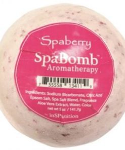 inSPAration SpaBomb - Spaberry 1 X Spaberry SpaBomb's (41.7g) Soothing scents Epsom Salt spa