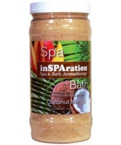 inSPAration RX Crystals - Coconut Mango 1 X 553g Soothing scents Epsom Salt spa