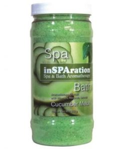 inSPAration RX Crystals - Cucumber Melon 6 X 553g Soothing scents Epsom Salt spa