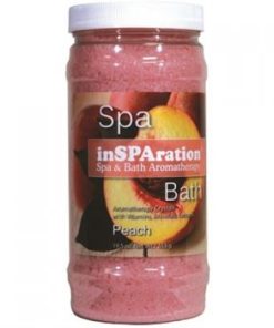 inSPAration RX Crystals - Peach 1 X 553 gram Soothing scents Epsom Salt spa
