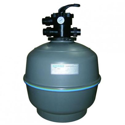 Certikin 450Mm/18” Exotuf Filter C/W Top Mount Multiport Valve, Pressure Gauge (ZEX18T)