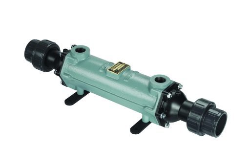 Certikin 108Kw / 370,000 Btu Heat Exchanger With Plastic Ends, Stat Pocket And Socket Unions (HEB5114-2T) - Image 3