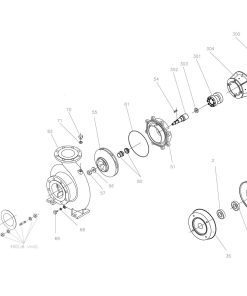 Certikin Cast Iron Impellor (Bph128) (SPBP624)