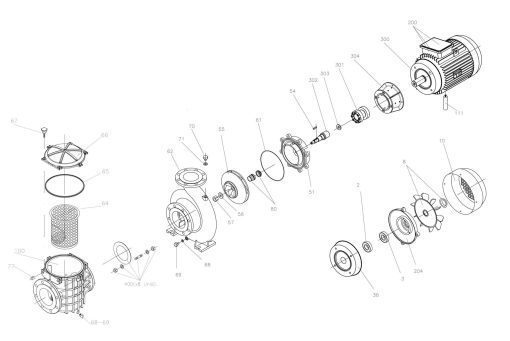 Certikin Thumb Nut For Strainer Basket - (123H - 126H And 131H - 132H) (SPBP050)
