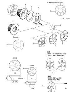 Certikin 2” Abs Petal Inlet Plate (SPC390)