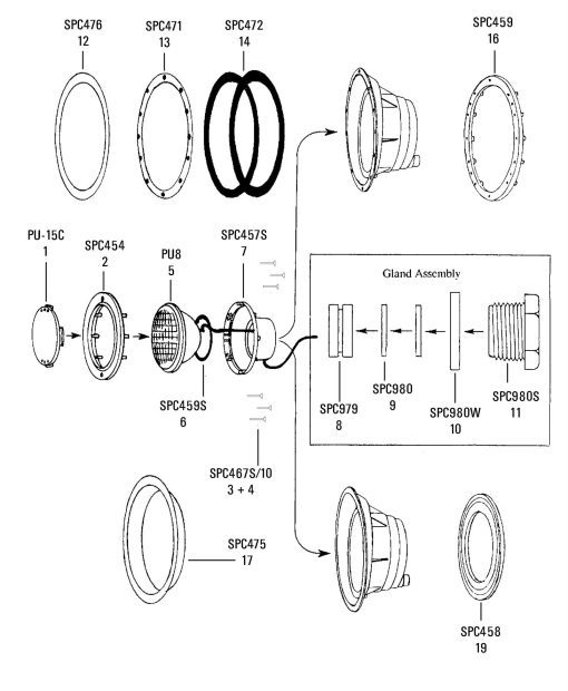 Certikin 3 Metre 2 Core Light Cable & Connector (SPC460S3)