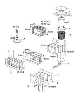 Certikin 2” Lid Frame Extension & Frame - Pre Glued (SPC4032)