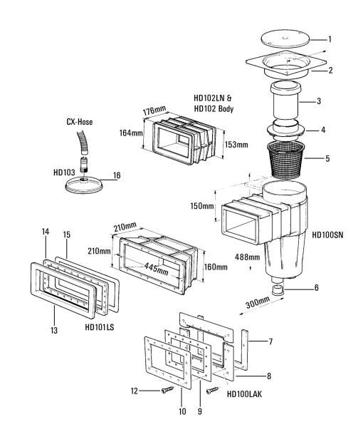 Certikin Waet Holding Nut - Pack Of 10 (SPC429/10)