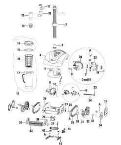 Certikin Brush Arm Left Assembly (SPDH20)