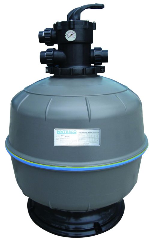 Certikin 500Mm/20” Exotuff Filter C/W Top Mount Multiport Valve, Pressure Gauge (ZEX20T)