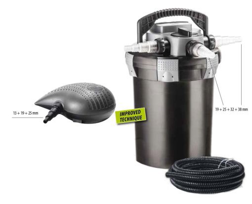 Certikin Pressure Filter Set (Ponds To 10M³) 3300 L/H Pump - 11W Uvc (FPU10000-00)