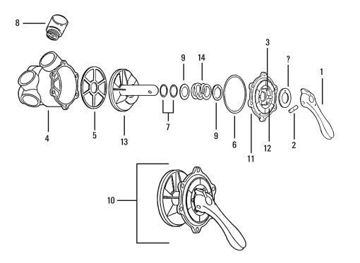 Certikin Valve Seat Gasket 6 Spoke (SPH0911)