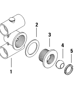 Certikin Jet Face (Wall Fitting) C/W Eyeball (HY4007F)
