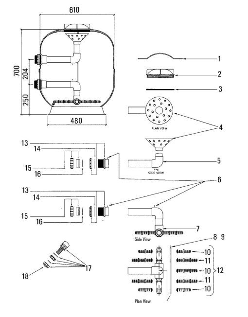 Certikin 180Mm Lateral Candle (SPL0886)