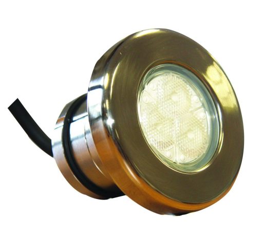 Certikin Light - White - Stainless Steel Faceplate - Push Fit (PLSW100WX-2)