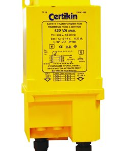Certikin Safety Transformer - Ip65 - 300W, 12V, 400Va, Yellow (PU11S)