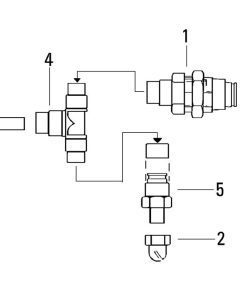 Certikin Top Water Nozzle - Side Cut (SP2053)