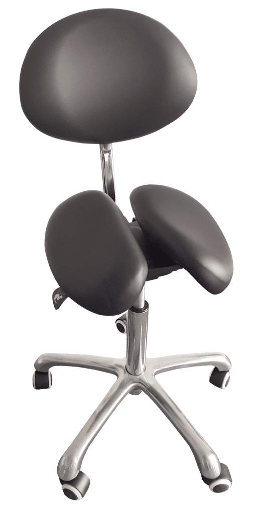 Certikin Split Seat Saddle Stool (AFSPSSADBR/BLK)