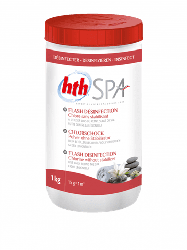 HTHSFD6 hth Spa Flash Disinfection 1kg 6 per pack