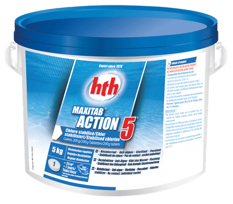 HTHTP054 hth Maxitab 200G Action 5 5kg 4 per pack