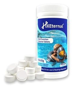 1 kg Multifunctional Chlorine Tablets Suitable for swimming pool Hot tub Spa 4in1 Dispenser TabletsPool clean tables Clarifier for water Swimming