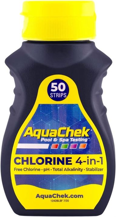 AquaChek 4-way Chlorine Test Strips