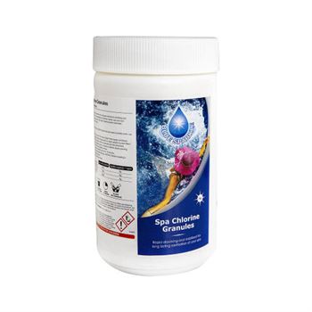 (Chlorine Granules 1kg) Chlorine Granules for Spa, Hot Tub and Swimming Pools Water Treatment Cleaning