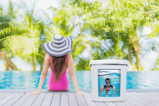 Deep Blue Pro - Multifunctional 200g Chlorine Tablets 10 kg Long lasting stabilised clarifier algae inhibitor - Image 2