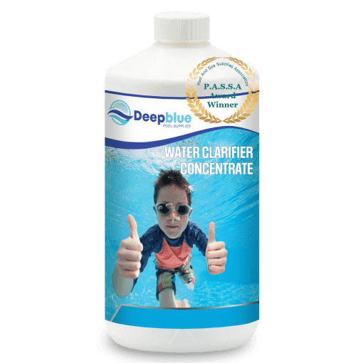 1 litre Deep Blue Pro Pool Water Clarifier Concentrate