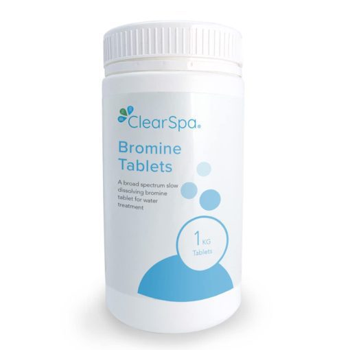 ClearSpa Bromine Tablets 1kg - Slow release, Suitable for Hot Tub, Spa and Swimming Pool Water Treatment