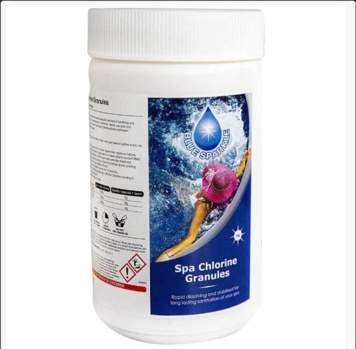1Kg Chlorine Granules Swimming Clean Pool Spa Hot Tub Water Treatment