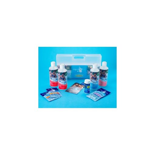 AquaSPArkle Complete Spa Starter Kit - Chlorine 1 X 1 Pack Chlorine pH- pH+ FoamAway Test Strips