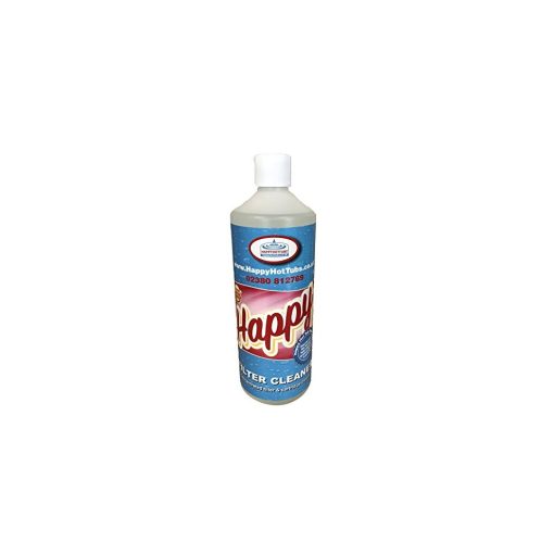 Happy Filter Cartridge Cleaner Hot Tub Clean Liquid Tubs Spa (1 Litre)