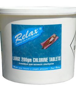 10kg Relax Pool Chlorine Tablets - 200g
