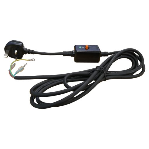 UK Plug with RCD and 3m Cable for Plastica AG Mini Heat Pump