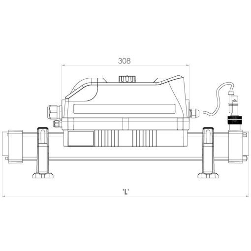 Elecro Evolution 2 Analogue 18kW 3 Phase 400v Pool Heater - Image 4