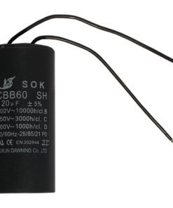Plastica Endurance Capacitor 20uF 0.75, 1, 1.5hp