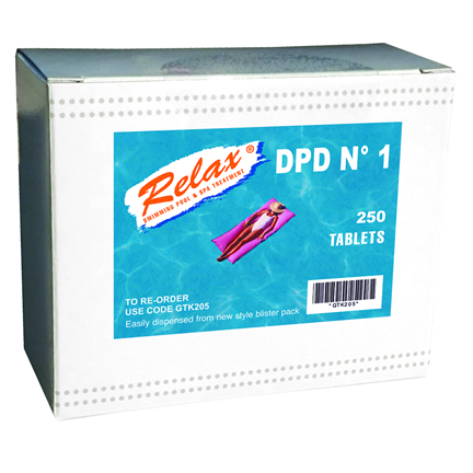Lovibond 250 x DPD No 1 Comparator Tabs