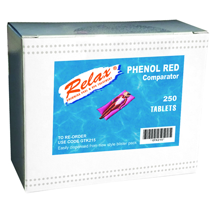 Lovibond 250 x Phenol Red Comparator Tabs
