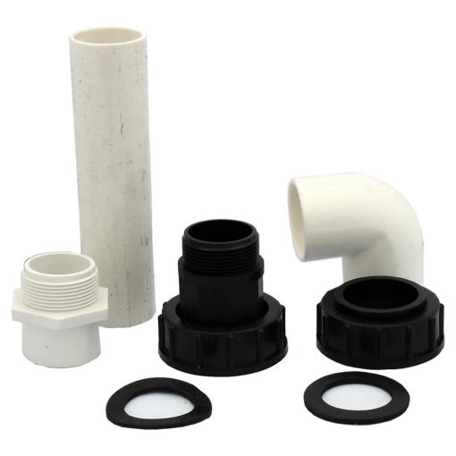 Plastica Lacron 16" Tank 1 1/2 Plumbing Kit with Gasket pre 2004