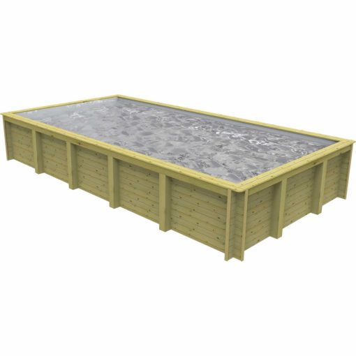 Plastica Nazca 8m x 4m Rectangular Wooden Pool