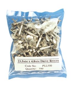 Plastica 100 Drive Rivets 23.5mm x 4.8mm