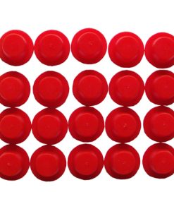 Plastica Red Plastic Plugs Pack of 20