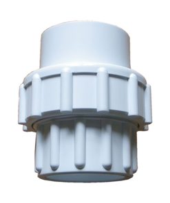 1.5in Plastica White Socket Union P P - Single