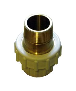 Plastica 1.5in Composite Union P MT White Single