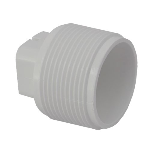 1.5in Plastica White Threaded Plug - Single - Image 3