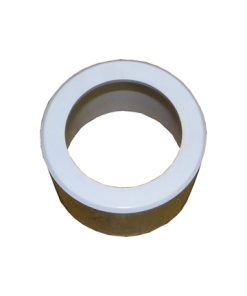 2in to 1.5in Plastica White Plain Reducer - Single