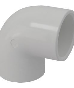2in Plastica White 90 Deg Elbow P P - Single